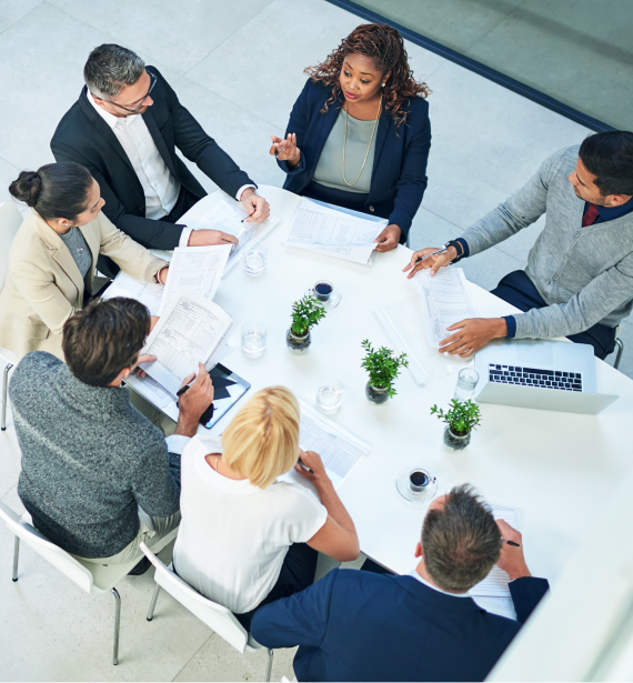 Accountants reviewing accounting-related data representing Tax, Accounting and Bookkeeping Services in Great Falls, MT