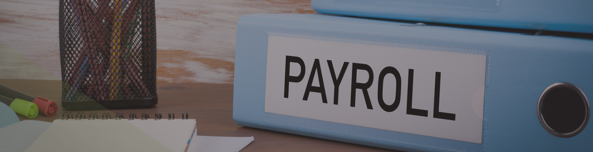 Time-consuming Payroll binders representing need for Faster Payroll Services for a Small Business in Billings, MT